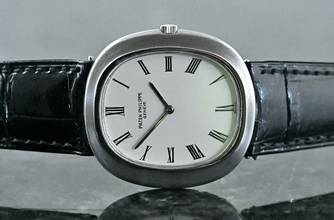 Thumbnail von Patek Philippe Ellipse d'Or 3589 | white gold | Caliber 28-255