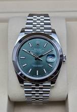 Thumbnail von Rolex Datejust 41 41mm 126300 Green dial Jubilee Bracelet Unworn/New condition Full Set 3-2026