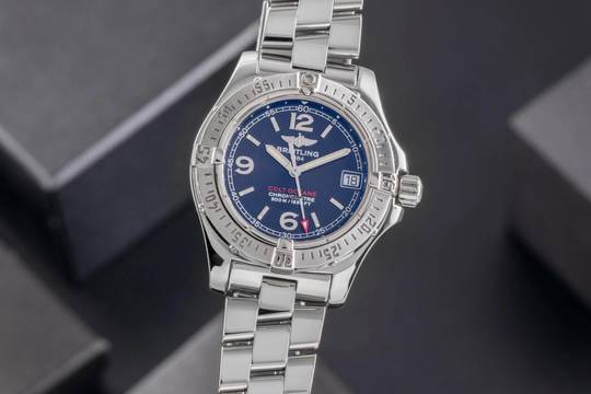  Breitling Colt Oceane 33 Chronometer Edelstahl Damenuhr Ref. A77380 
