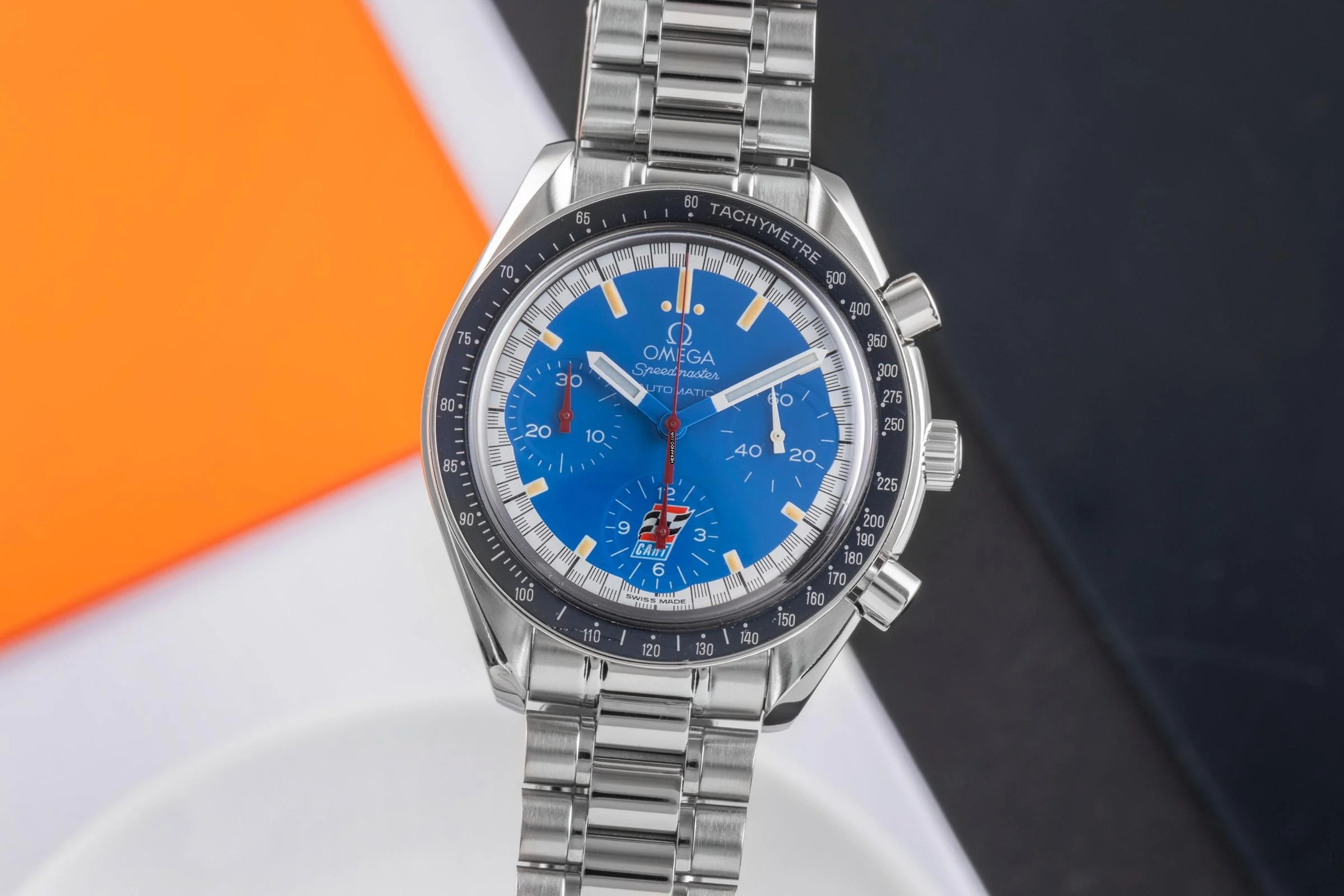 Omega Speedmaster Racing Cart Excellent Condition Chronograph Ref.3810.80.00