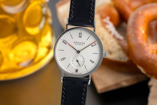  NOMOS Tangente Glashütte Tangente 35 Münchener Kindl Handaufzug Limitiert Papiere 2008 