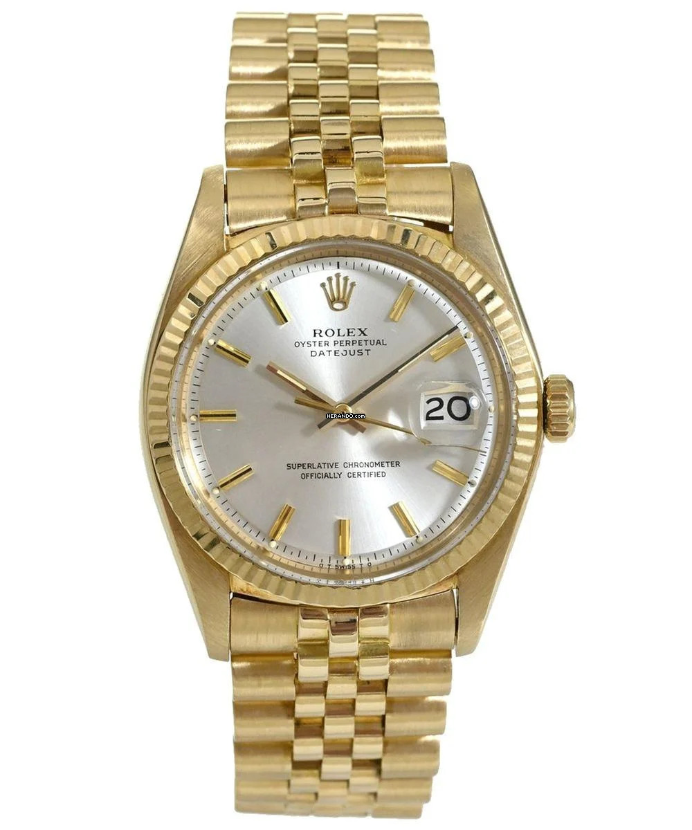 Rolex Datejust 36 Oyster Datejust - 750er Gelbgold Ref. 1601 (LC100)