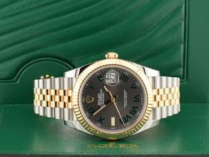 Thumbnail von Rolex Datejust 41 Ii 126333 Wimbledon Dial Gold/steel Jubilee New