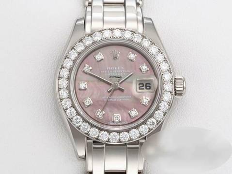  Rolex Lady-Datejust Pearlmaster 29 80299 Weissgold 750 Perlmutt Diamanten Automatik Lady 
