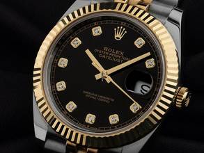 Thumbnail von Rolex Datejust 41 Diamanten Ref.126333 2022 Full Set Ungetragen
