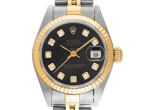  Rolex Lady-Datejust Diamanten Ref.69173 1997 Full Set wie Neu Vintage 