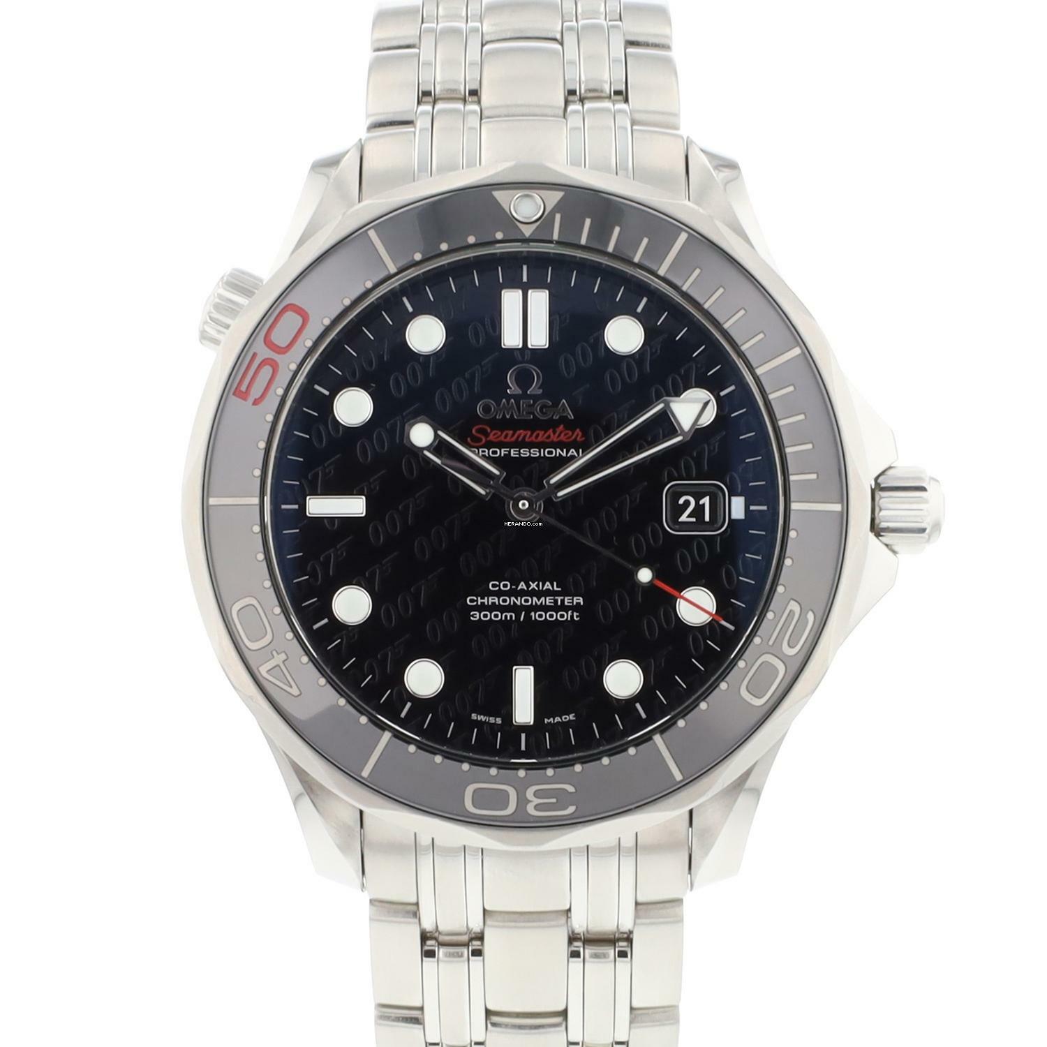 Omega Seamaster Diver 300 M 007 James Bond 50th Anniversary Limited Edition