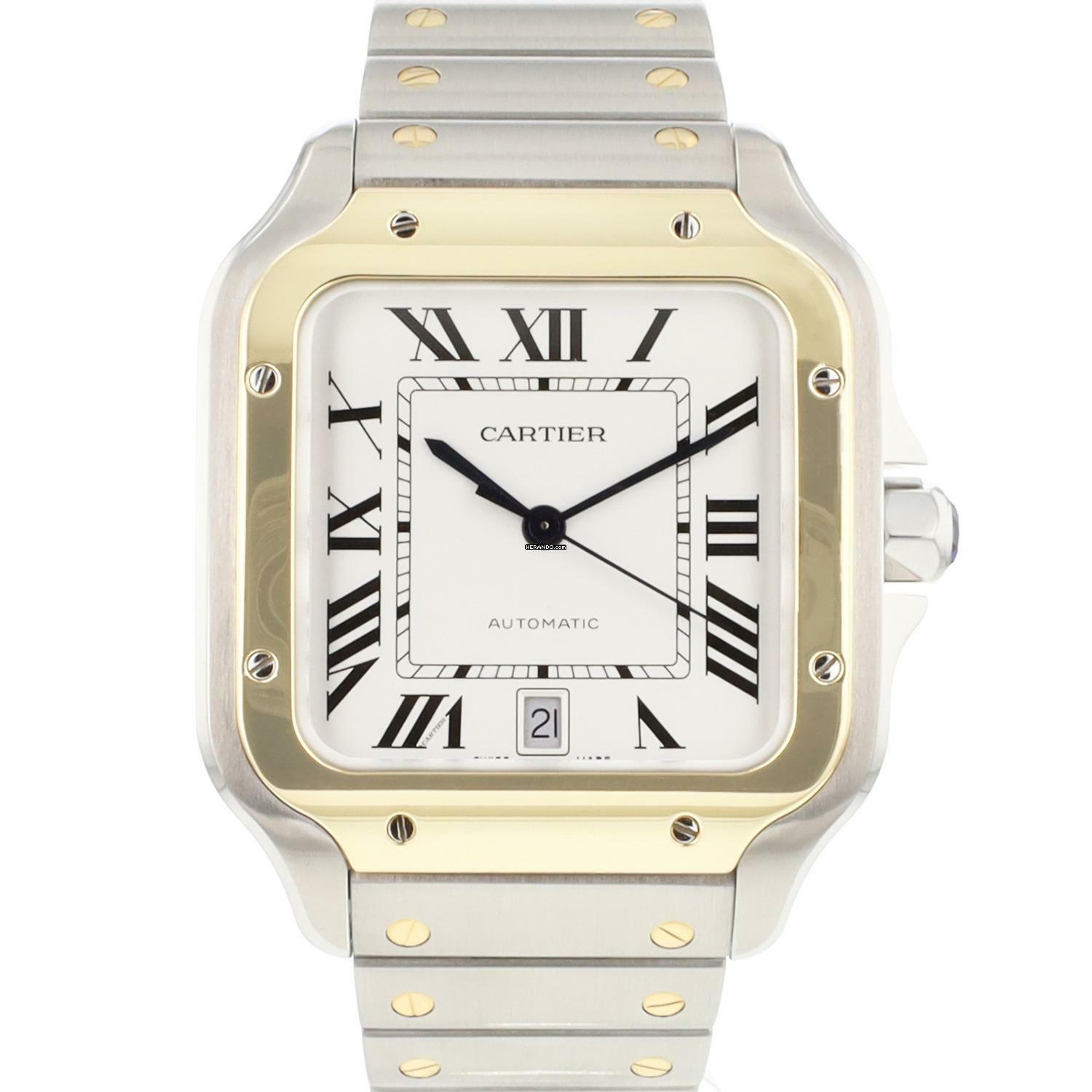 Cartier Santos Large Steel / Gold