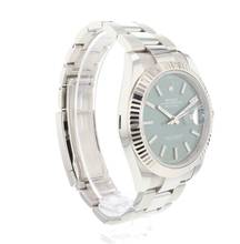 Thumbnail von Rolex Datejust 41 Fluted Oyster Mint Green Dial NEW 2025