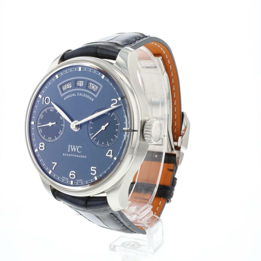 IWC Portugieser Annual Calendar Blue Dial