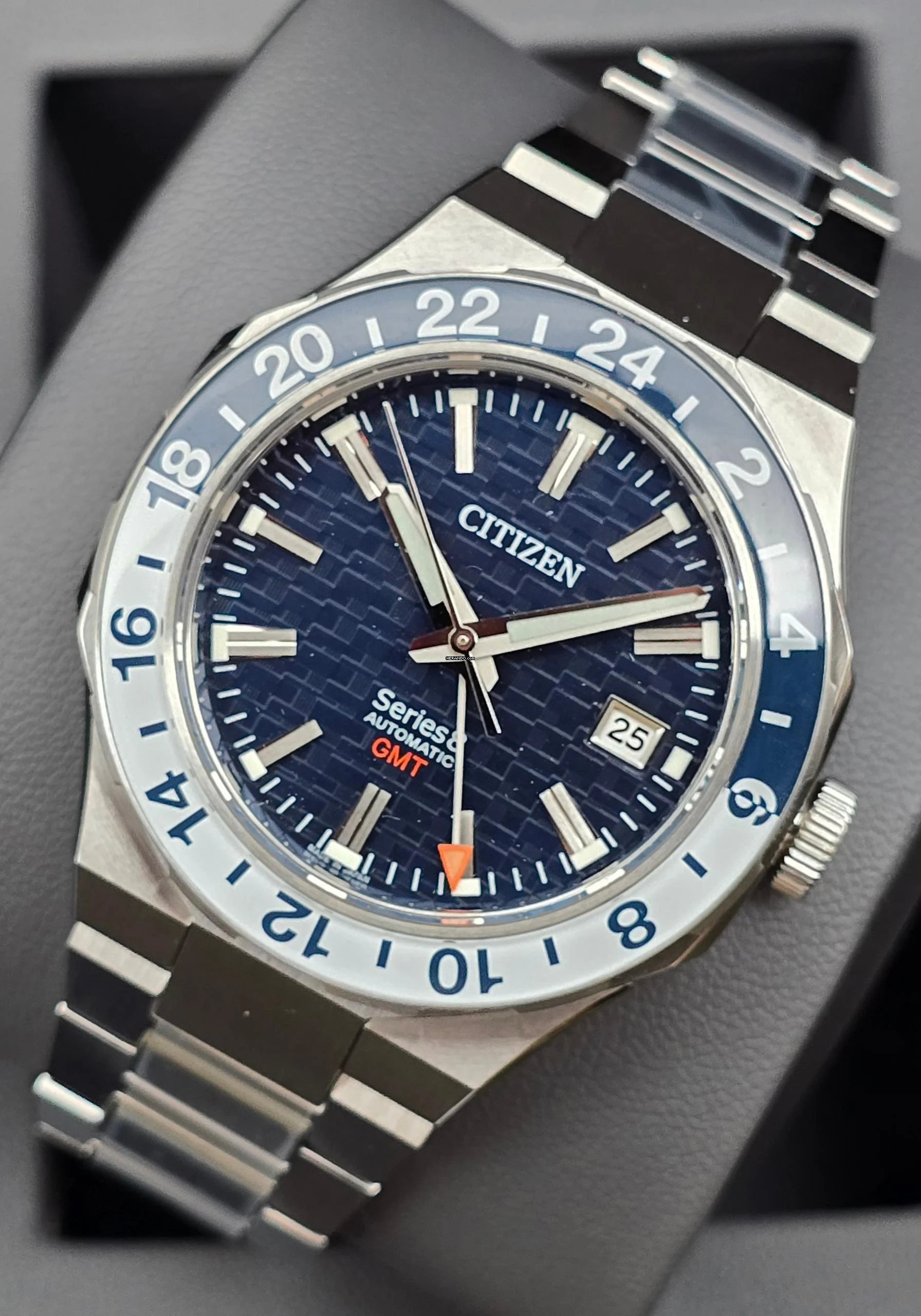 Citizen Series 8 NB6034-58L Automatic 8800 GMT Blue/White New Full Set 2025