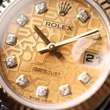 Thumbnail von Rolex Lady-Datejust 26 Jubilee Steel Gold Diamond Logo Dial