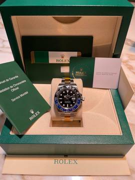  Rolex GMT-Master II Batman Full Set 