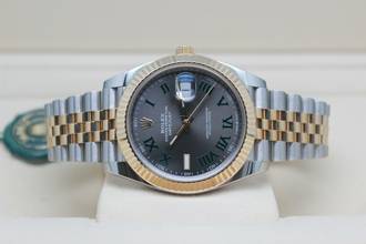 Thumbnail von Rolex Datejust 41 “Wimbledon” 126333 Full Set 2021