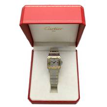 Thumbnail von Cartier Santos Galbée 187901 Full Set Grey Dial Mint First Owner