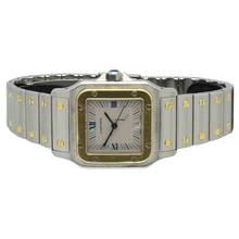 Thumbnail von Cartier Santos Galbée 187901 Full Set Grey Dial Mint First Owner