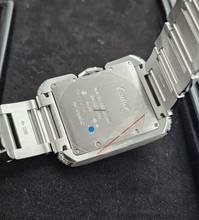 Thumbnail von Cartier Tank Anglaise NEW / NOS 18k White Gold - factory diamond setting B&P