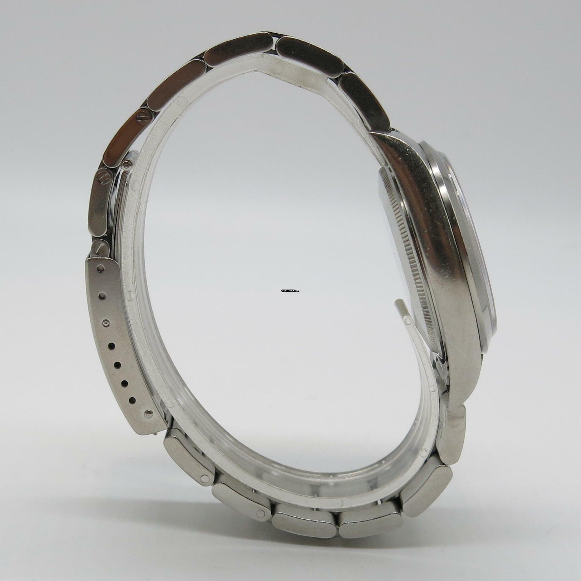 Rolex Air King ref.14000M - Stahl - ZB: Rosa - Ø 34mm - Jahr: 2005 - LC100 Fullset