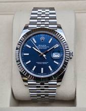 Thumbnail von Rolex Datejust 41 41mm Jubilee 126334 Blue dial Jubilee Unworn/New Condition Full Set 12-2025