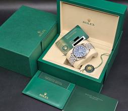 Thumbnail von Rolex Datejust 41 41mm Jubilee 126334 Blue dial Jubilee Unworn/New Condition Full Set 12-2025