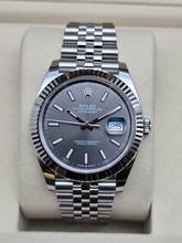 Thumbnail von Rolex Datejust 41 41mm 126334 Slate/Grey dial Jubilee Unworn/New condition Full Set 3-2026