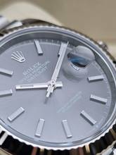 Thumbnail von Rolex Datejust 41 41mm 126334 Slate/Grey dial Jubilee Unworn/New condition Full Set 3-2026