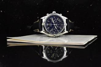 Thumbnail von Breitling Chrono Cockpit A30012 Black Tritium Dial Automatik - Vintage 1996