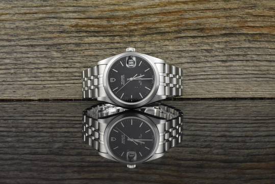  Tudor Prince Date 74000 Black Dial Automatik 34MM Box & Papiere 2012 