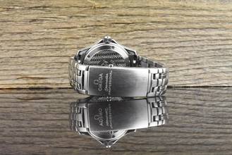 Thumbnail von Omega Seamaster Diver 300 M Professional 300m Mid Size Automatic White Wave Tritium Dial Vintage 1986