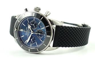 Thumbnail von Breitling Superocean Heritage Chronograph B01 Blue New goods Box+Papers