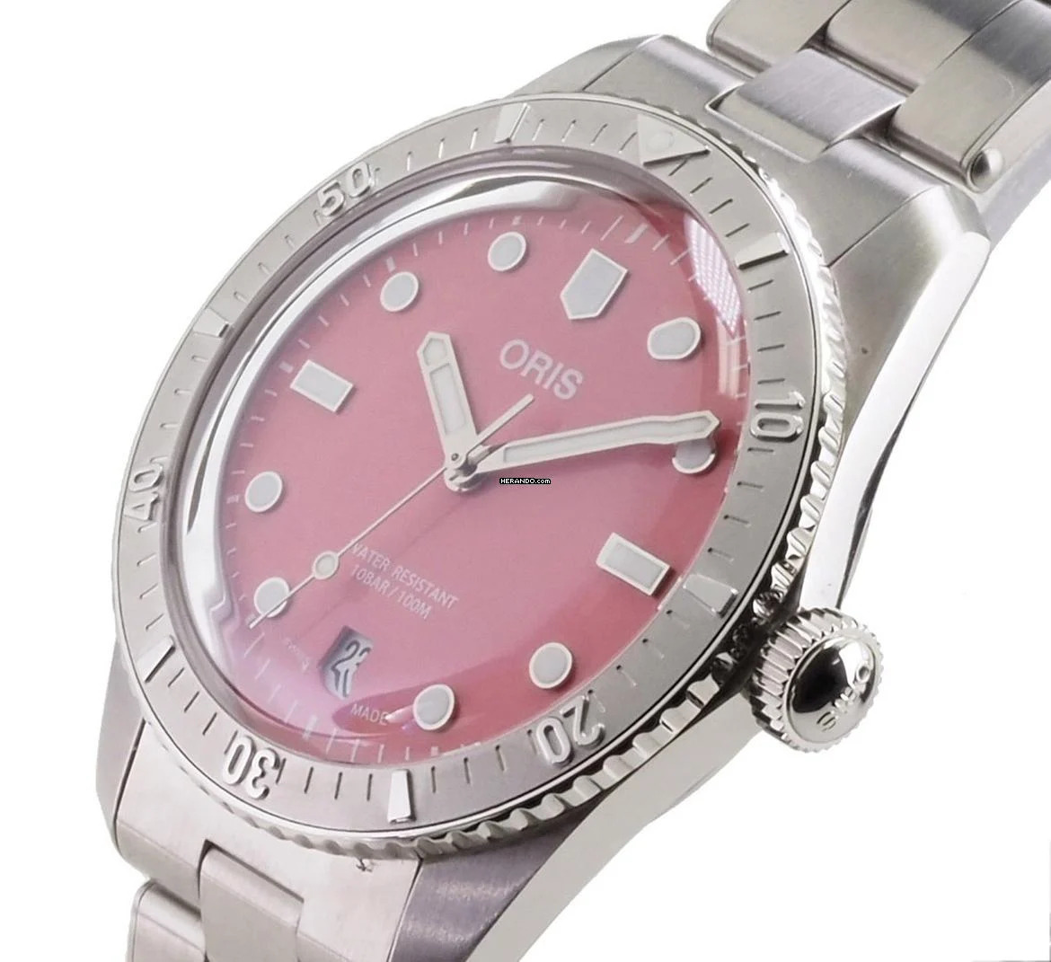 Oris Divers Sixty Five 733 7771 4058-07 8 19 Divers Sixty-five Cotton Automatik 38 mm Ø