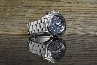 Thumbnail von Omega Seamaster Planet Ocean Chronograph Co-Axial 45.5 Master Chronometer Blue Keramik B&P 2016