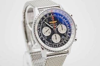 Thumbnail von Breitling Navitimer 01 Fullset mit seltenem Zifferblatt und Breitling Mesh Armband