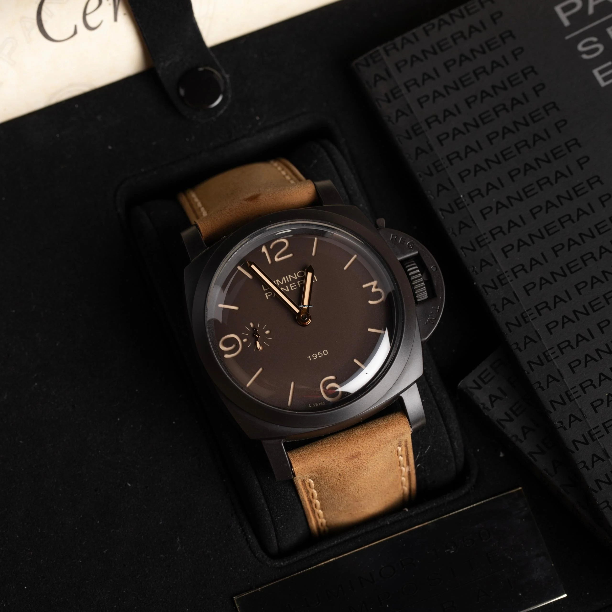 Panerai Luminor 1950 3 Days Power Reserve Composite Full Set Limited to 2000 Pieces