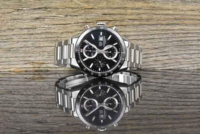  TAG Heuer Carrera Calibre 16 Black Ceramic CBM2110.BA065 Automatik 2021 B&P 