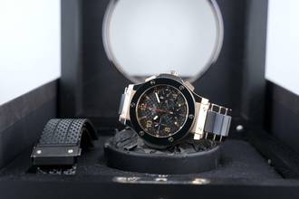 Thumbnail von Hublot Big Bang 44 mm Rose Gold Ceramic Bezel Black Dial - With Additional Rose Gold Bracelet - With Box 301.PB.131.RX