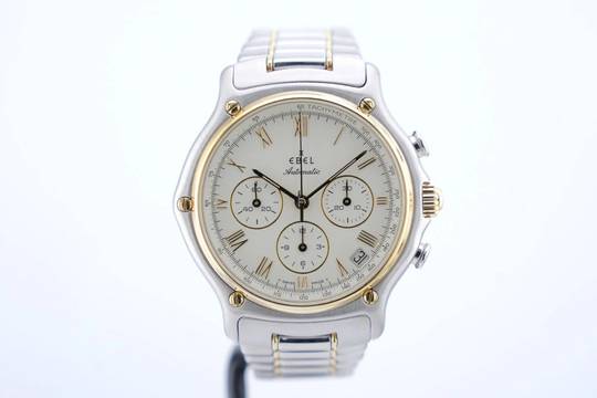  Ebel 1911 Chronograph - 39mm - With Box - Extra Black Dial - 24 Months Warranty - 1134901 