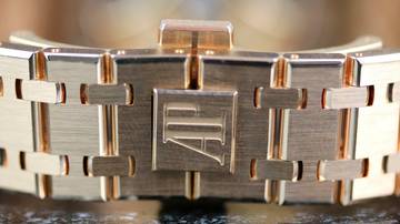 Thumbnail von Audemars Piguet Royal Oak Lady Rosé Lady - Factory Diamond - Silver - like New - Fullset