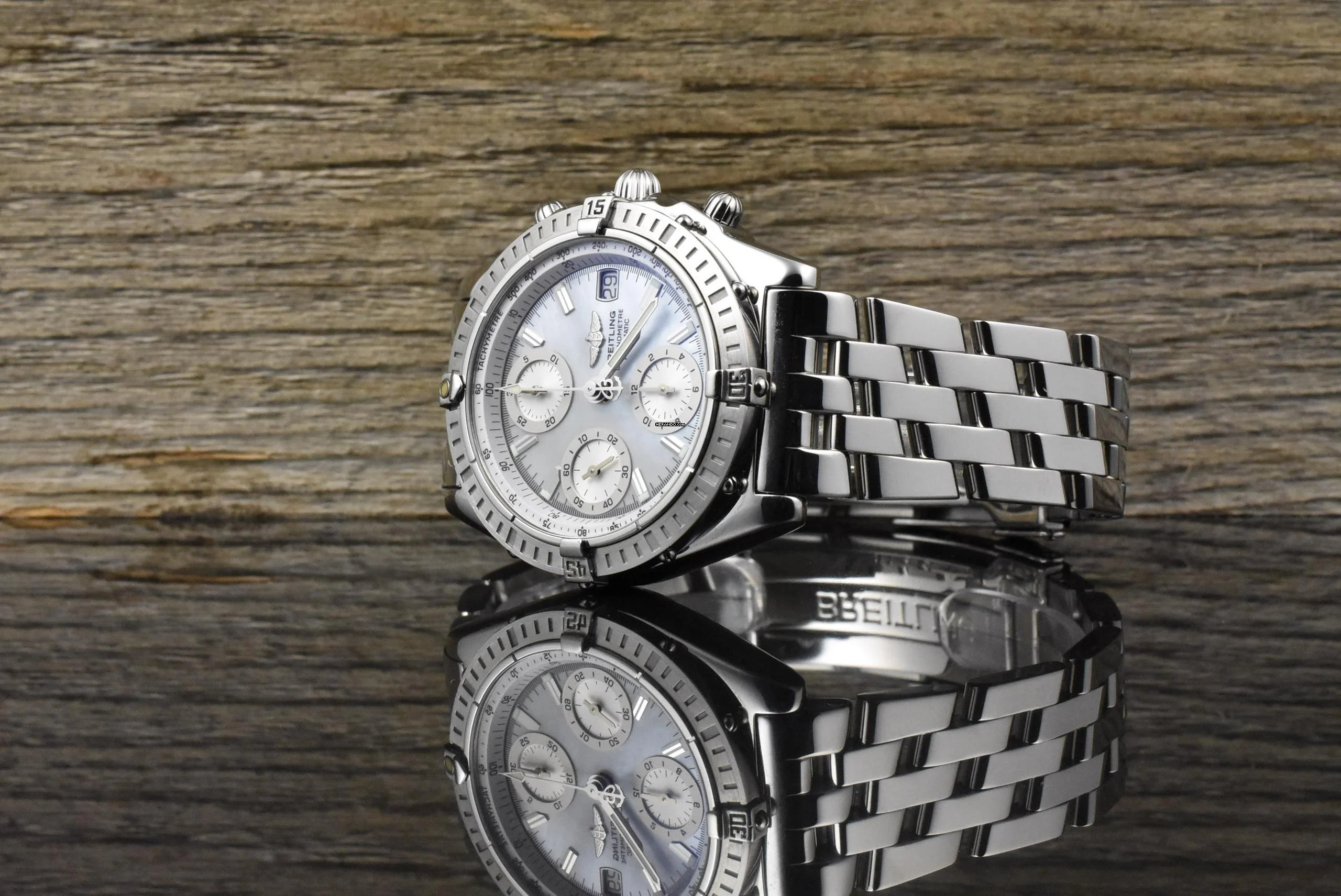 Breitling Chronomat GT A13352 MOP Dial / Perlmutt Automatik Full Set 2004