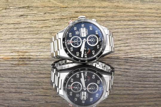  TAG Heuer Carrera Calibre 16 Day Date 43 Chronograph Black Ceramic / Black Dial Automatik 