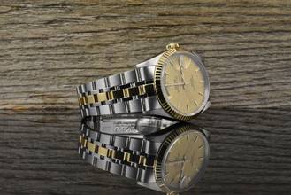 Thumbnail von Tudor Prince Date Day 76213 Automatik Stahl / Gold - Linen Dial - Zertifikat