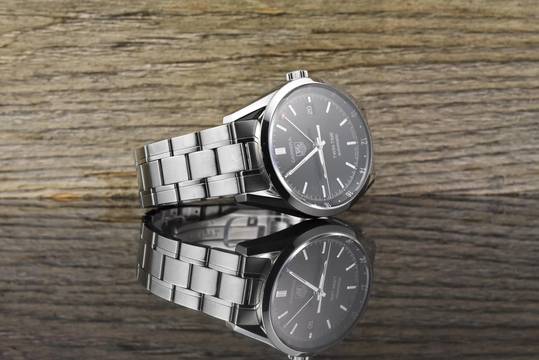  TAG Heuer Carrera Calibre 7 GMT / Twin Time Black Dial 39MM Automatik - 2011 