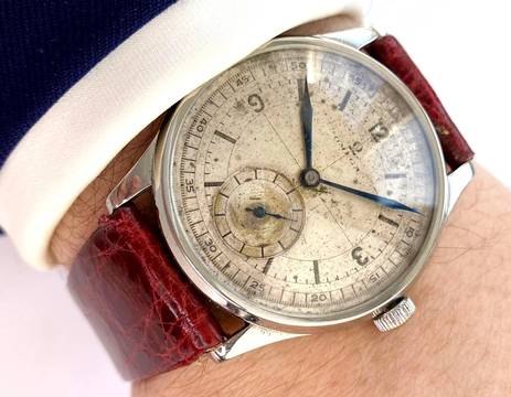  Omega Classic Sector Dial Oversize Jumbo 37mm Serviced 26.5 sob ck 859 Vintage ck859 