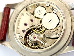 Thumbnail von Omega Classic Sector Dial Oversize Jumbo 37mm Serviced 26.5 sob ck 859 Vintage ck859