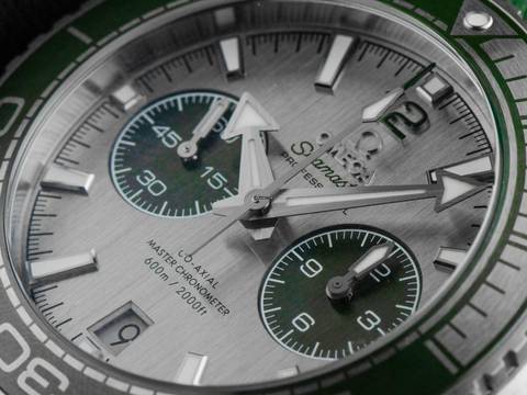  Omega Seamaster Planet Ocean Chronograph Ref.215.32.46.51.06.001 2025 Full Set Ungetragen 