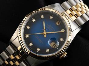 Thumbnail von Rolex Datejust 36 Diamanten Ref.16233 1988 Full Set sehr gut Vintage