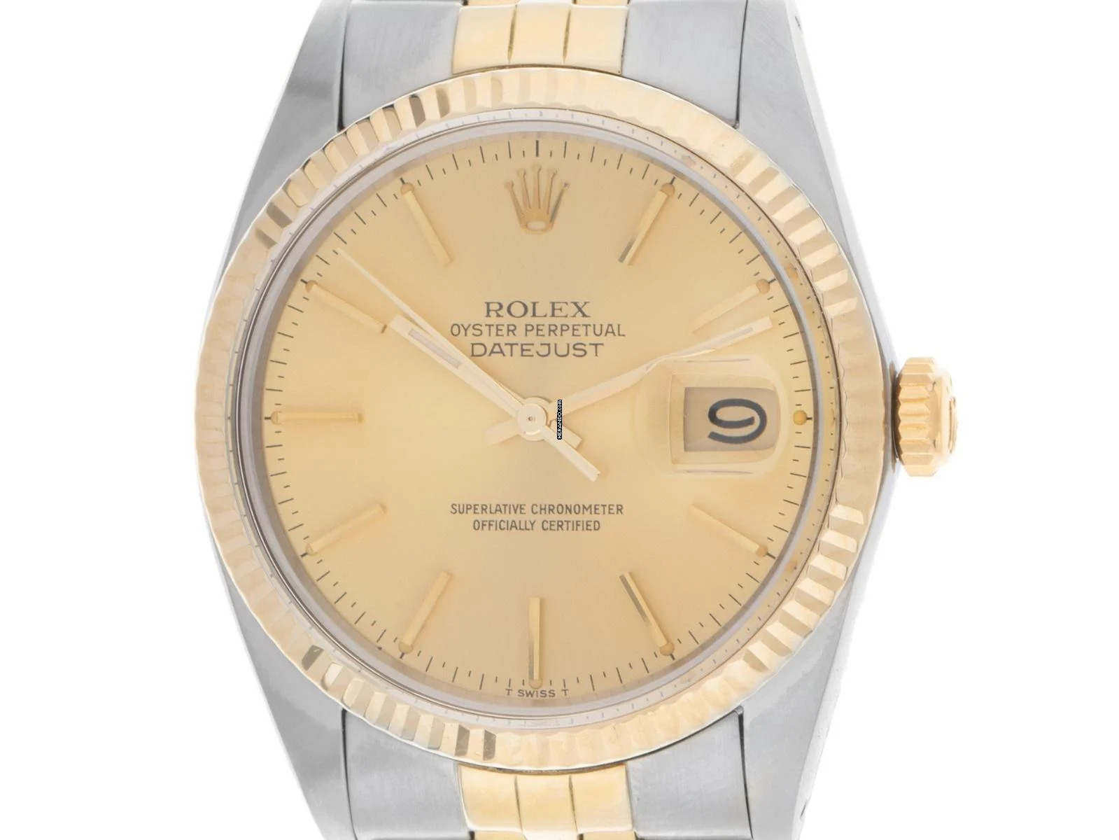 Rolex Datejust 36 open 6/9 Ref.16013 1982 Full LC 100 Set sehr gut Vintage