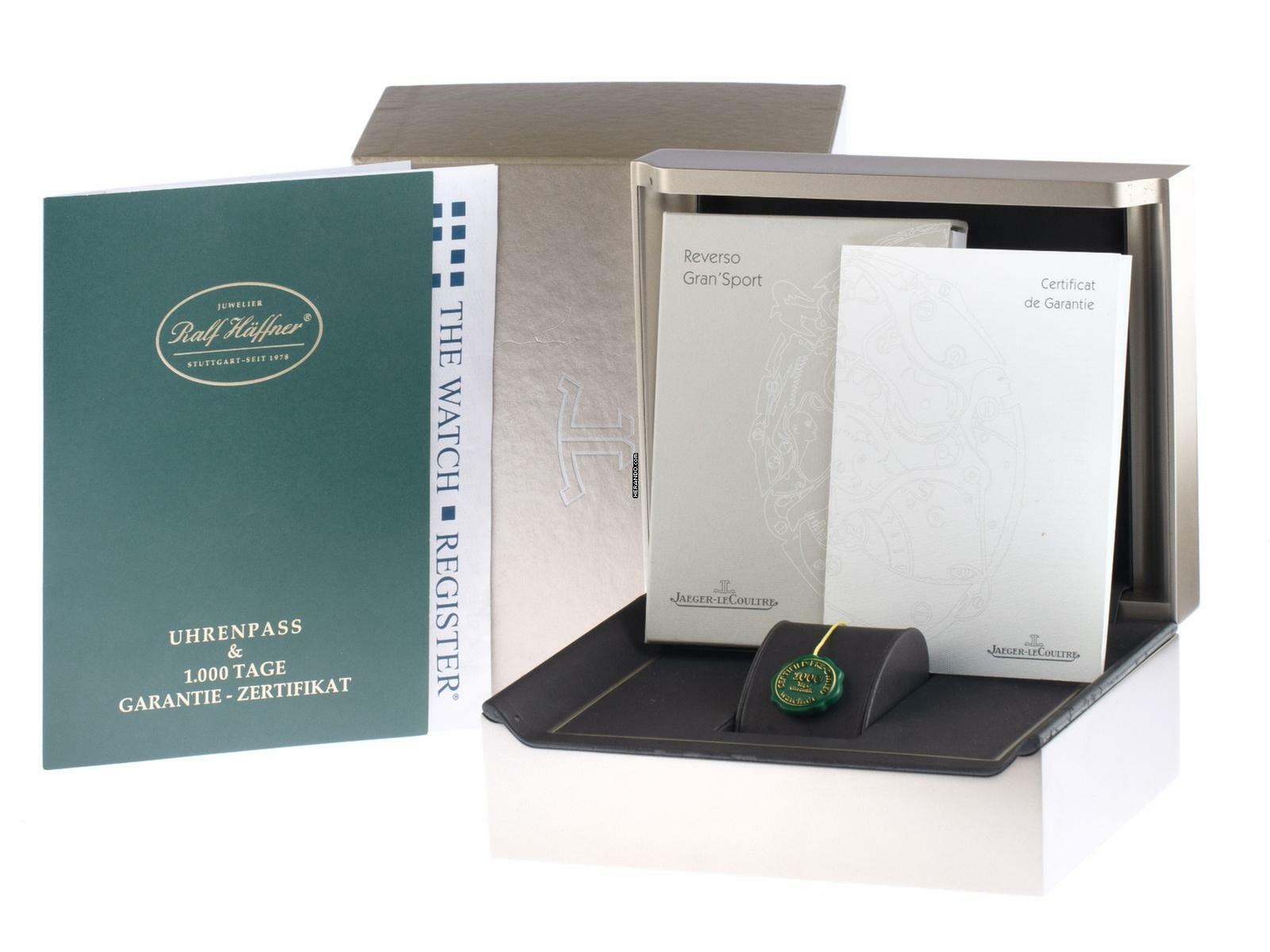 Jaeger-LeCoultre Reverso Duetto Dia Ref.296.8.73 2007 Full Set wie Neu Vintage