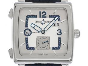 Thumbnail von Ulysse Nardin Quadrato Dual Time GMT Ref.243-92 2006 Full Set wie Neu Vintage