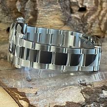 Thumbnail von Rolex Oyster Perpetual Date Date 34 Stahl - blaues Blatt - Ref. 115200